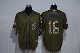 Marlins 16 Jose Fernandez Olive 2020 Nike Cool Base Jersey,baseball caps,new era cap wholesale,wholesale hats